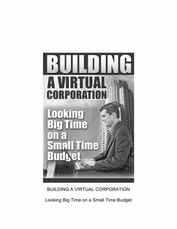 Product picture Building A Virtual Corporation
